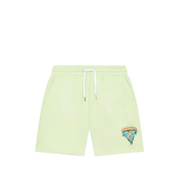 Casablanca Green Shorts - Track & Running Shorts Men